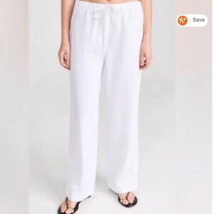 Victoria Secret-White Linen Lounge/Beach Pant-M